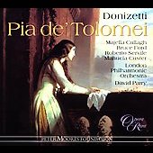 Album artwork for DONIZETTI: PIA DE' TOLOMEI
