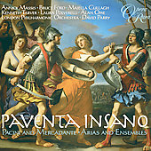 Album artwork for Pacini & Mercadante: PAVENTA INSANO - Arias, etc