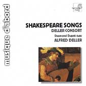 Album artwork for Shakespeare Songs/ Alfred Deller Desmond Dupre