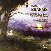 Album artwork for BRAHMS: STRING QUARTET NO.3; PIANO QUINTET, OP.34