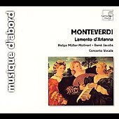 Album artwork for Monteverdi: Lamento d'Arianna / Concerto Vocale
