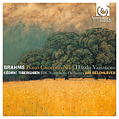Album artwork for BRAHMS: PIANO CONCERTO NO. 1 / HAYDN VARIATIONS