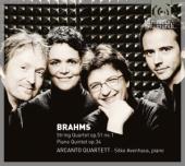 Album artwork for Brahms: String Quartet Op. 51/1, Piano Quintet