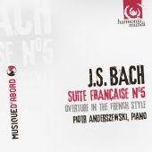 Album artwork for Bach: French Suite and Ouverture Anderszewski