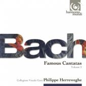 Album artwork for J.S. Bach: Famous Cantatas vol.2 / Herreweghe