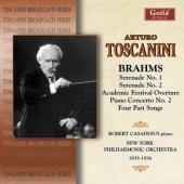 Album artwork for Brahms conducted by Toscanini