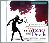 Album artwork for Of Witches and Devils - Pagnini, Tartini, Locatell