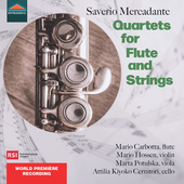 Album artwork for Mercadante: Flute Quartets