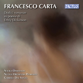 Album artwork for Francesco Carta: 12 Songs on Poems by Emily Dickin
