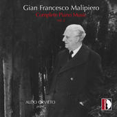Album artwork for Malipiero: Complete Piano Music, Vol. 2