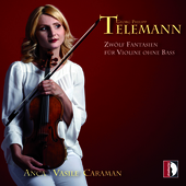 Album artwork for Telemann: 12 Fantaisies for Solo Violin