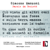 Album artwork for Manzoni: Parole da Beckett