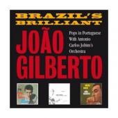 Album artwork for Joao Gilberto Brazil's Brilliant (3CD)