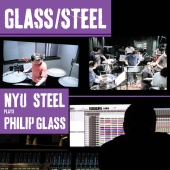 Album artwork for NYU Steel plays Philip Glass