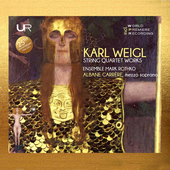 Album artwork for KARL WEIGL: STRING QUARTET WORKS