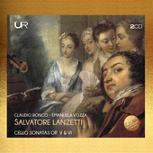 Album artwork for Lanzetti: Cello Sonatas, Op. V & VI