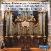 Album artwork for Brahms / Rheinberger / Schumann / Reger: Organ Wor