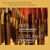 Album artwork for Ives & Copland: Symphonies / Tilson Thomas