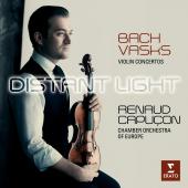 Album artwork for Distant Light / Concertos of Bach and Vasks / Capu