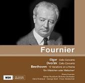 Album artwork for FOURNIER - Elgar & Dvorak cello concertos