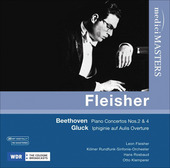 Album artwork for Fleisher - Beethoven piano Concertos 2 & 4 / Gluck