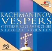 Album artwork for Rachmaninov: Vespers / Korniev, St. Petersburg Cha