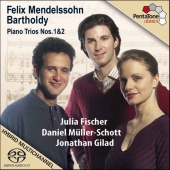 Album artwork for Mendelssohn: Piano Trios Nos. 1 & 2 / Fischer