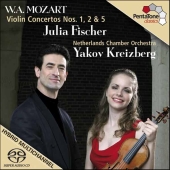 Album artwork for Mozart: Violin Concertos Nos. 1, 2 & 5 / Fischer