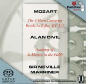 Album artwork for Mozart: 4 HORN CONCERTOS