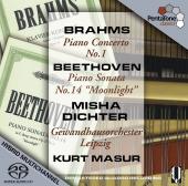 Album artwork for Brahms: Piano concerto No. 1 (Dichter)