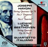 Album artwork for Haydn / Beethoven: String Quartets (Quartetto Ita