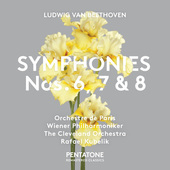 Album artwork for Beethoven: SYMPHONIES NOS. 6, 7 & 8 / Kubelik