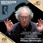 Album artwork for Beethoven: Symphony No. 9 / Herreweghe
