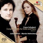 Album artwork for Schubert: Works for Violin & Piano Vol.1 (Fischer)