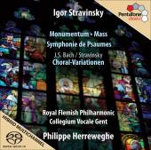 Album artwork for Stravinsky: Momentum, Mass, Symphony of Psalms