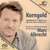 Album artwork for Korngold: Symphony in F Sharp, Much Ado about Noth