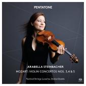 Album artwork for Mozart: Violin Concertos #3-5 / Steinbacher