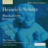 Album artwork for Schutz: Musikalische Exequien / The Sixteen