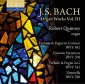 Album artwork for Bach: Organ Works vol.3 / Quinney