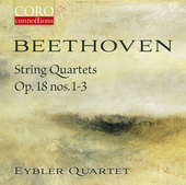 Album artwork for Beethoven: String Quartets, Op. 18, Nos. 1-3