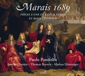 Album artwork for Marais 1689 / Paolo Pandolfo