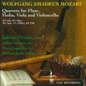 Album artwork for Mozart: Quartets for Flute, Violin, Viola and Cell