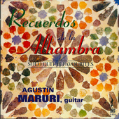 Album artwork for Maruri: Recuerdos de la Alhambra (Solo Guitar Favo