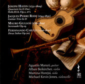 Album artwork for Haydn, Rode, Giuliani & Carulli: Chamber Works Fea