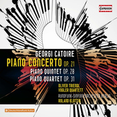 Album artwork for Georgy Catoire: Piano Concerto - Piano Quintet - P