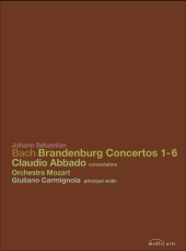 Album artwork for Bach: Brandenburg Concertos 1-6 (Abbado)
