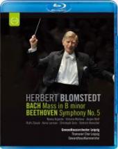 Album artwork for Herbert Blomstedt conducts Bach & Beethoven