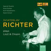 Album artwork for Sviatoslav Richter plays Liszt & Chopin