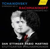 Album artwork for Tchaikovsky: Symphony #5, Rachmaninov: Concerto #1