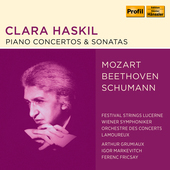 Album artwork for Mozart, Beethoven & Schumann: Clara Haskil Piano C